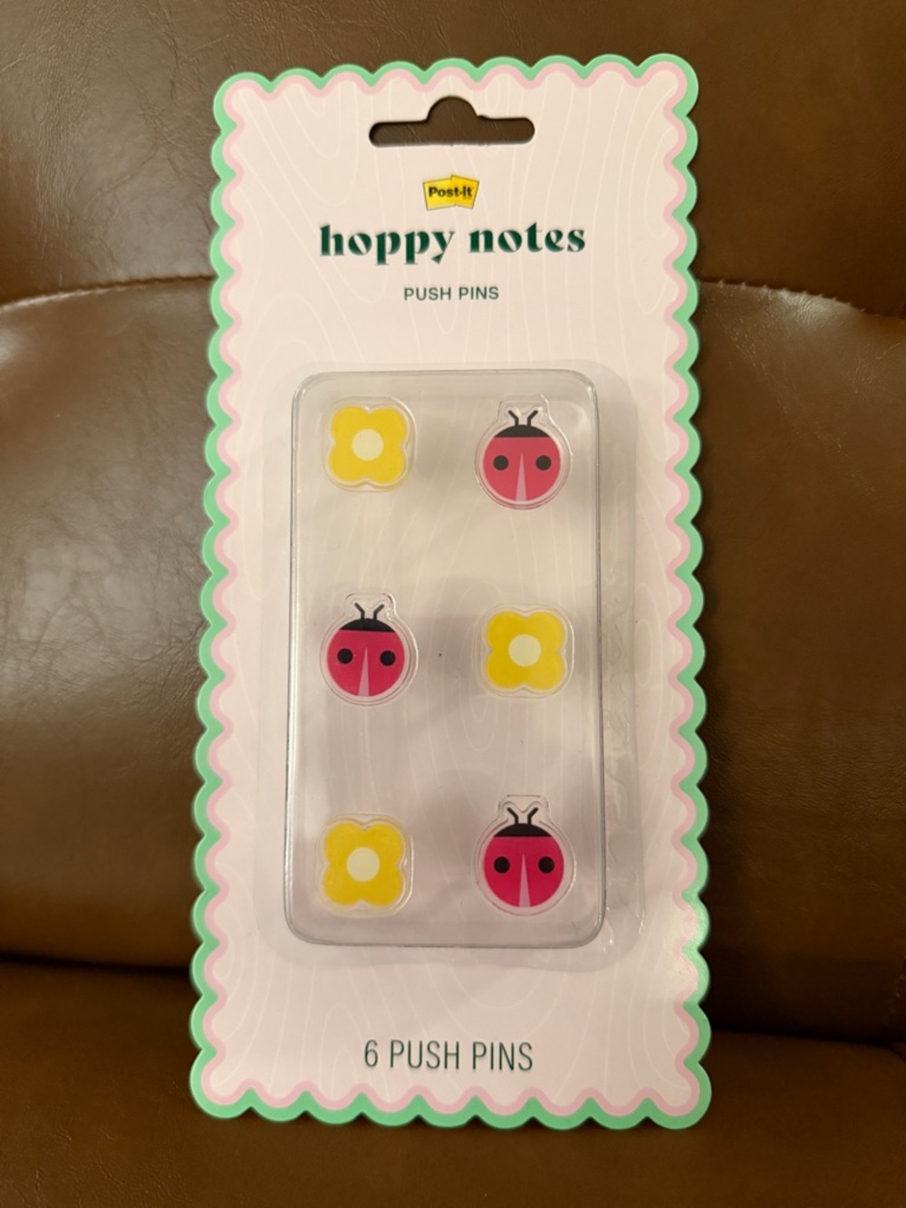 Post-it Hoppy Notes Ladybug Sticky Notes & Push Pins Sets - Picture 2 of 5